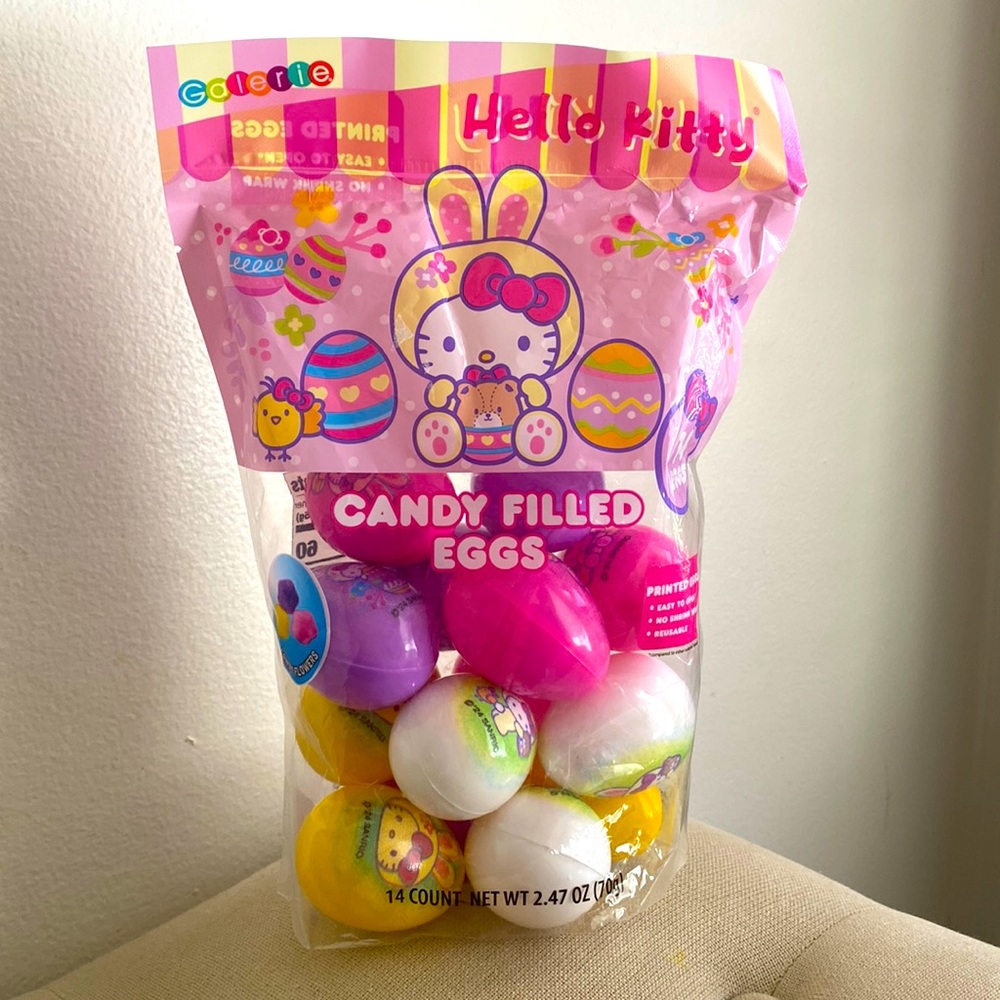 Hello kitty Easter eggs